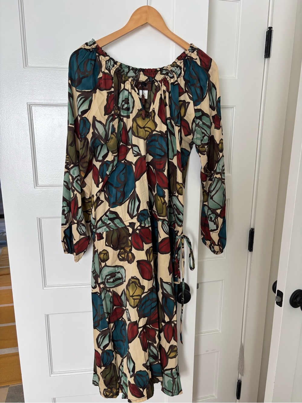 Prairie New York silk midi dress size L